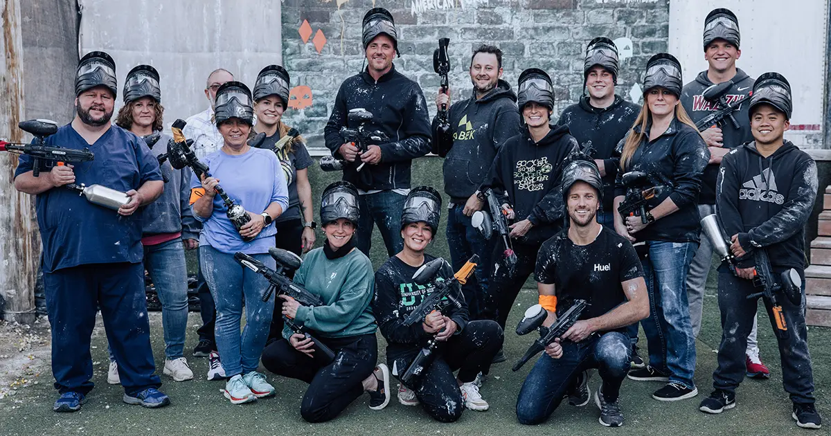 Paintball team event for SNF employees
